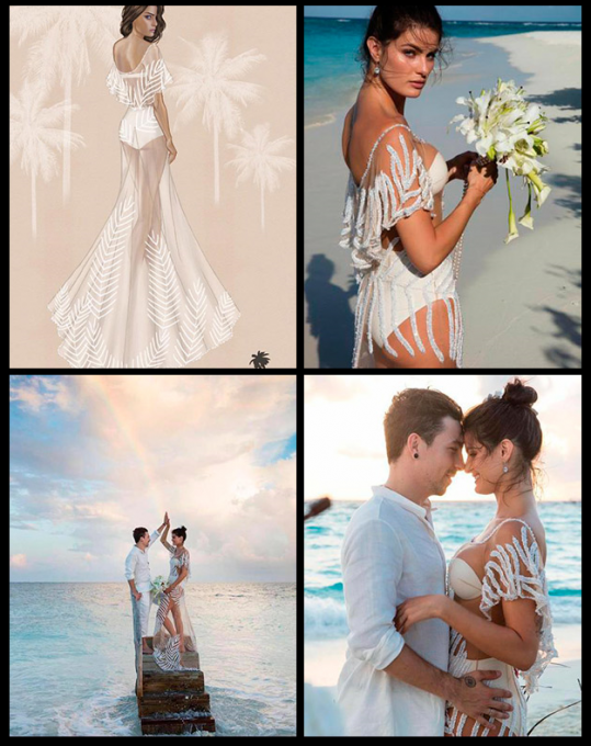 Casamento Isabeli Fontana. Fonte da Imagem: Google.